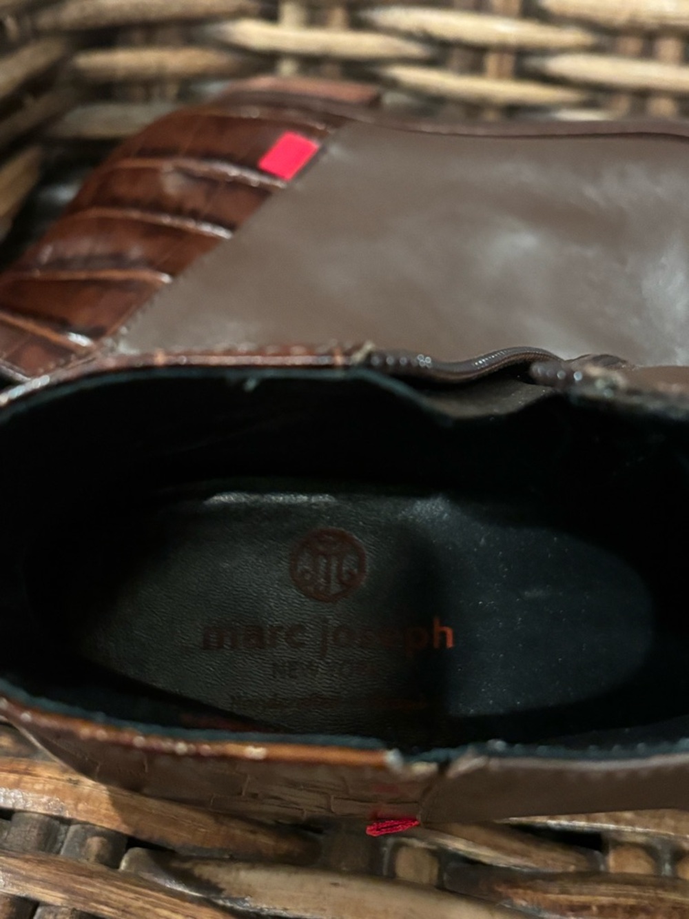 Marc Joseph NY Genuine Leather Made in Brazil Ankle Zip Up Bootie in size 6.5 - Picture 10 of 14